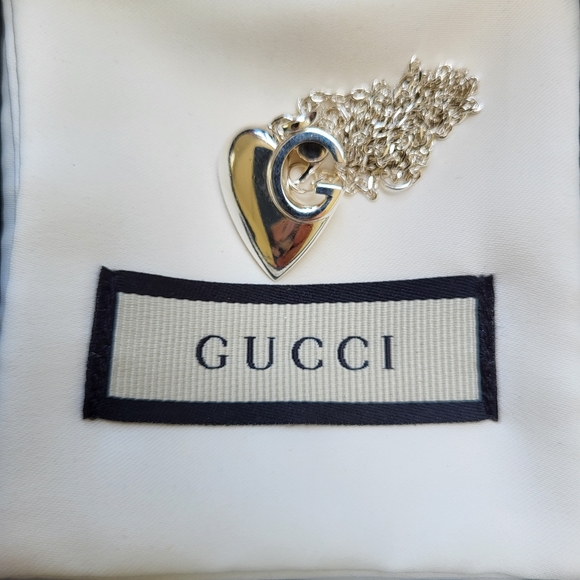 Hello Summer! GUCCI ITALIAN LUXURY BRAND IN STERLING SILVER β¨οΈ STATEMENT GUCCI - Picture 5 of 5